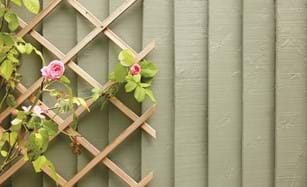 How to attach trellis to a wall or fence
